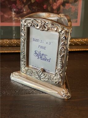 Fine Silver-Plated Ornate Picture Frame - Silver Home Accents Godinger Silver